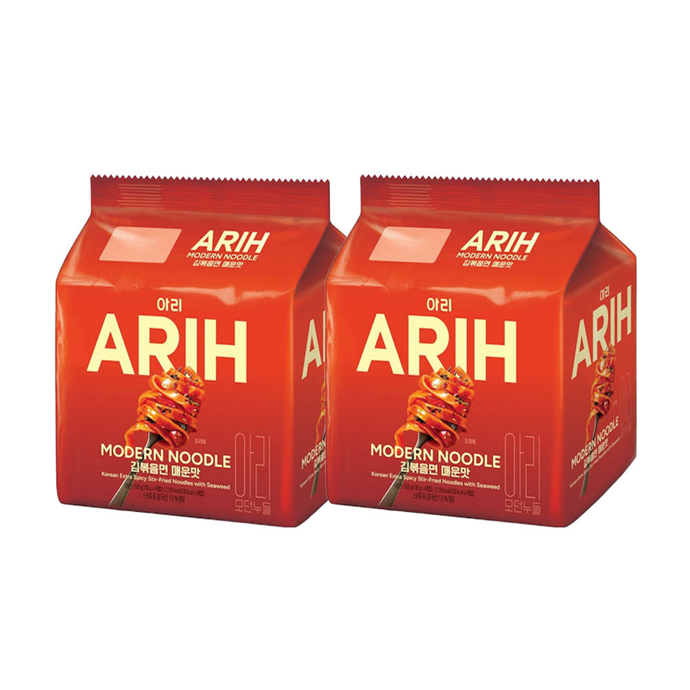 【パルド】BTS × コラボラーメン　ARIH モダンヌードル海苔炒め麺 辛口130g　 4袋パック 　