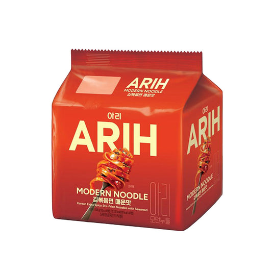 【パルド】BTS × コラボラーメン　ARIH モダンヌードル海苔炒め麺 辛口130g　 4袋パック 　