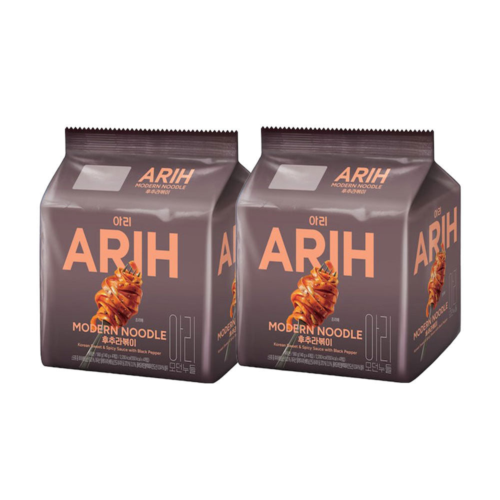 【パルド】BTS × コラボラーメン　ARIH モダンヌードル 胡椒ラッポッキ　130ｇ　 4袋パック 　