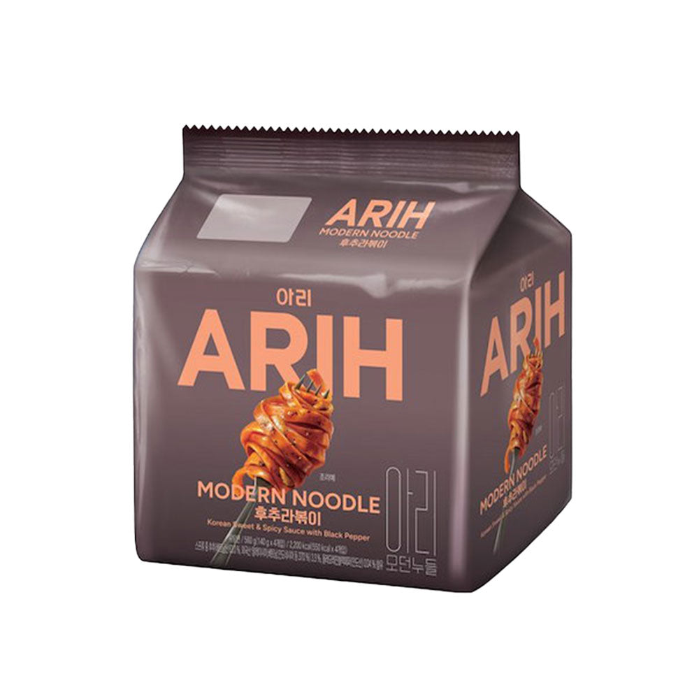 【パルド】BTS × コラボラーメン　ARIH モダンヌードル 胡椒ラッポッキ　130ｇ　 4袋パック 　