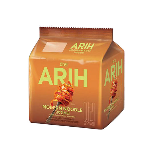 【パルド】BTS × コラボラーメン　ARIH モダンヌードル コチュジャンバター　125ｇ　 4袋パック