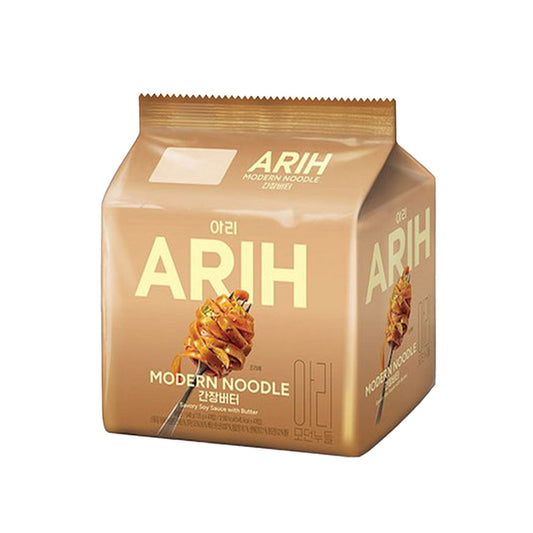 【パルド】BTS × コラボラーメン　ARIH モダンヌードル 醤油バター 135ｇ　 4袋パック