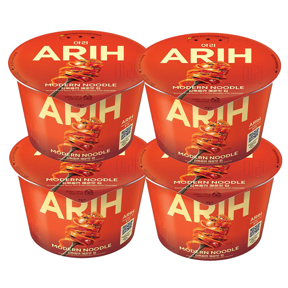 【パルド】BTS × コラボラーメン　ARIH モダンヌードル海苔炒め麺 辛口 カップ大　125ｇ