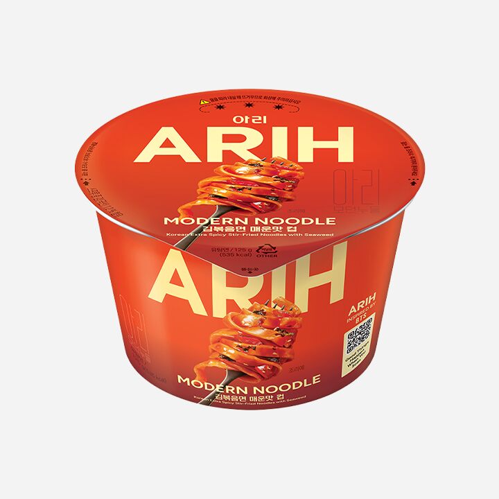 【パルド】BTS × コラボラーメン　ARIH モダンヌードル海苔炒め麺 辛口 カップ大　125ｇ