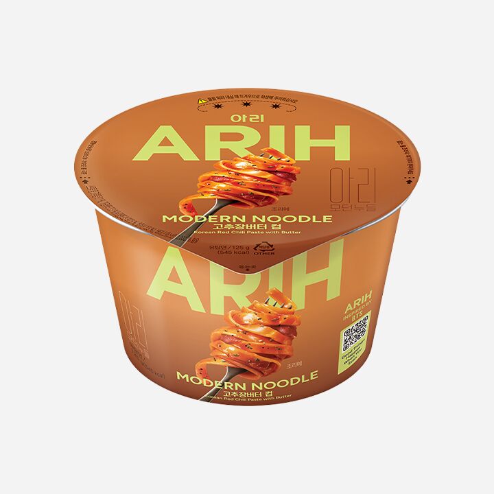 【パルド】BTS × コラボラーメン　ARIH モダンヌードル コチュジャンバター　カップ大　125ｇ　