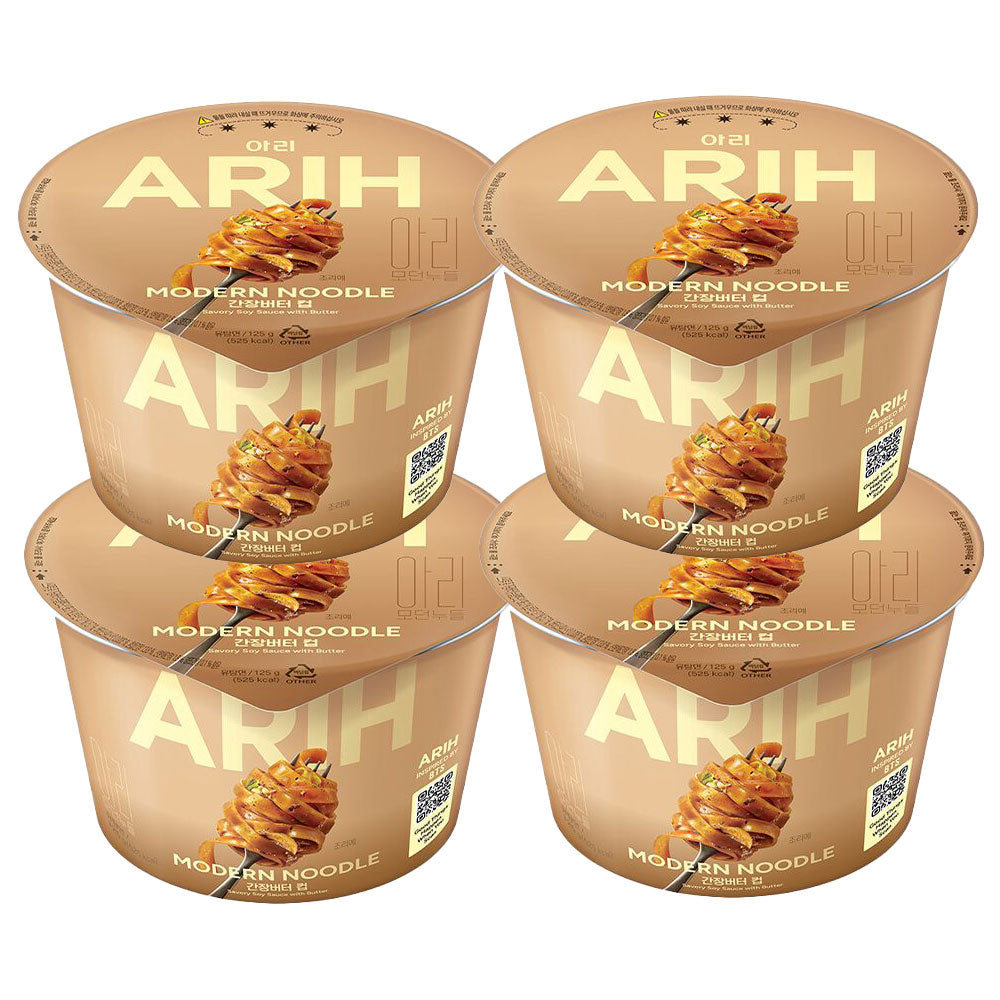 【パルド】BTS × コラボラーメン　ARIH モダンヌードル 醤油バター カップ大　125ｇ　