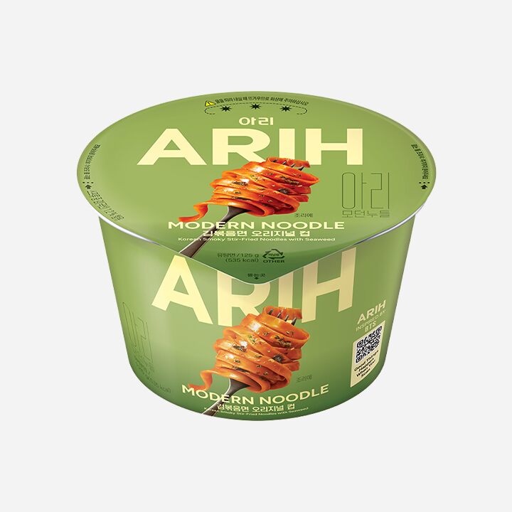 【パルド】BTS × コラボラーメン　ARIH モダンヌードル 海苔炒め麺オリジナル　カップ大　125ｇ　