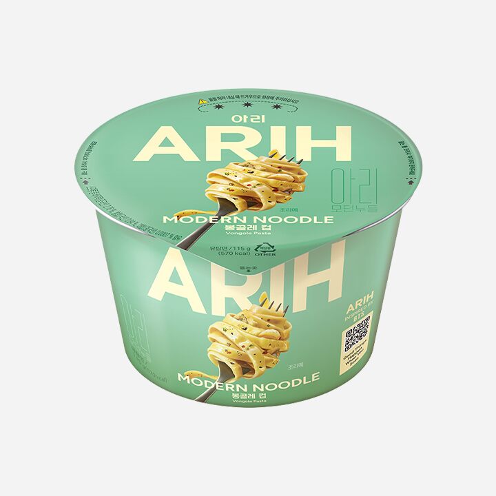 【パルド】BTS × コラボラーメン　ARIH モダンヌードル ボンゴレ カップ大　115ｇ　