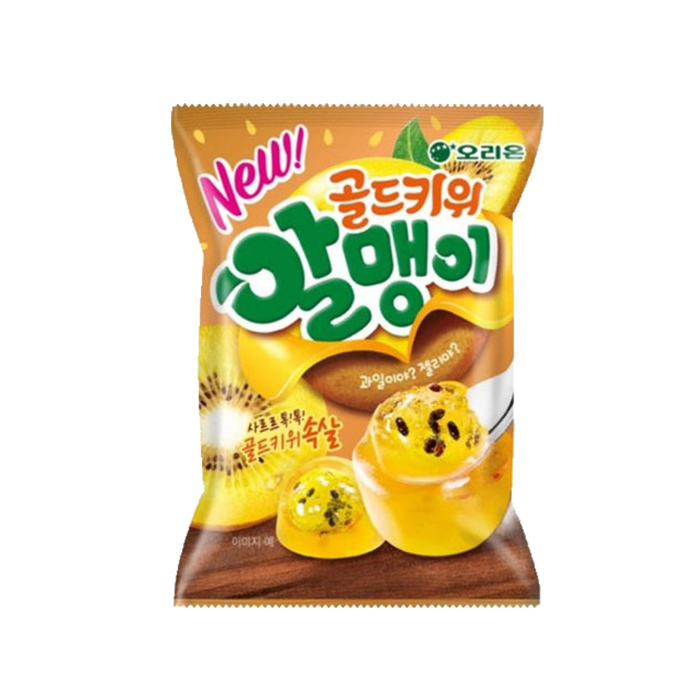 【オリオン】アルメンイ　グミ（ゼリー）　ゴールド キウイ味　67ｇ　 韓国食品 韓国お菓子 韓国料理 韓国食料品 食べ物 韓国お菓子 韓国お土産 ぐみ　グミ　알맹이 キウイ ゼリー 키위