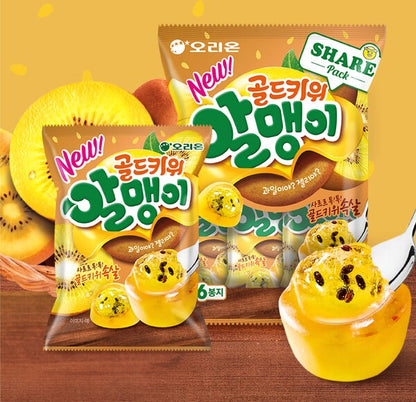 【オリオン】アルメンイ　グミ（ゼリー）　ゴールド キウイ味　67ｇ　 韓国食品 韓国お菓子 韓国料理 韓国食料品 食べ物 韓国お菓子 韓国お土産 ぐみ　グミ　알맹이 キウイ ゼリー 키위