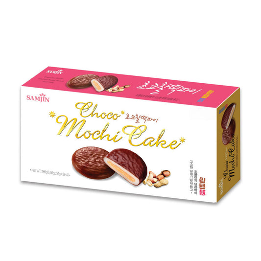 再入荷‼【サムジン】 もちチョコパイ　186g　《韓国お菓子 韓国チョコレートビスケット 韓国お土産 韓国チョコ サムジン 韓国デザート 韓国チョコレートパン 甘いお菓子》