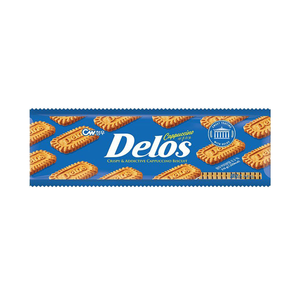 【チョンウ】デロス　カプチーノ　315g　　　韓国食品/韓国クッキー/ 韓国カプチーノ / インスタントカプチーノ / 粉末コーヒー / 韓国コーヒー  ■特徴キーワード  クリーミー / 甘くてまろやか / 泡立ちカプチーノ / ミルク感たっぷり / コーヒーミックス / 香り豊か / 手軽に本格カフェ味