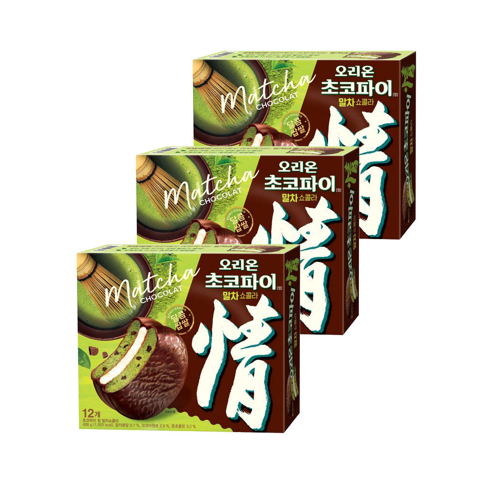 【オリオン】チョコパイ　抹茶ショコラ　408ｇ韓国食品 人気お菓子 韓国お菓子　ＳＮＳ話題