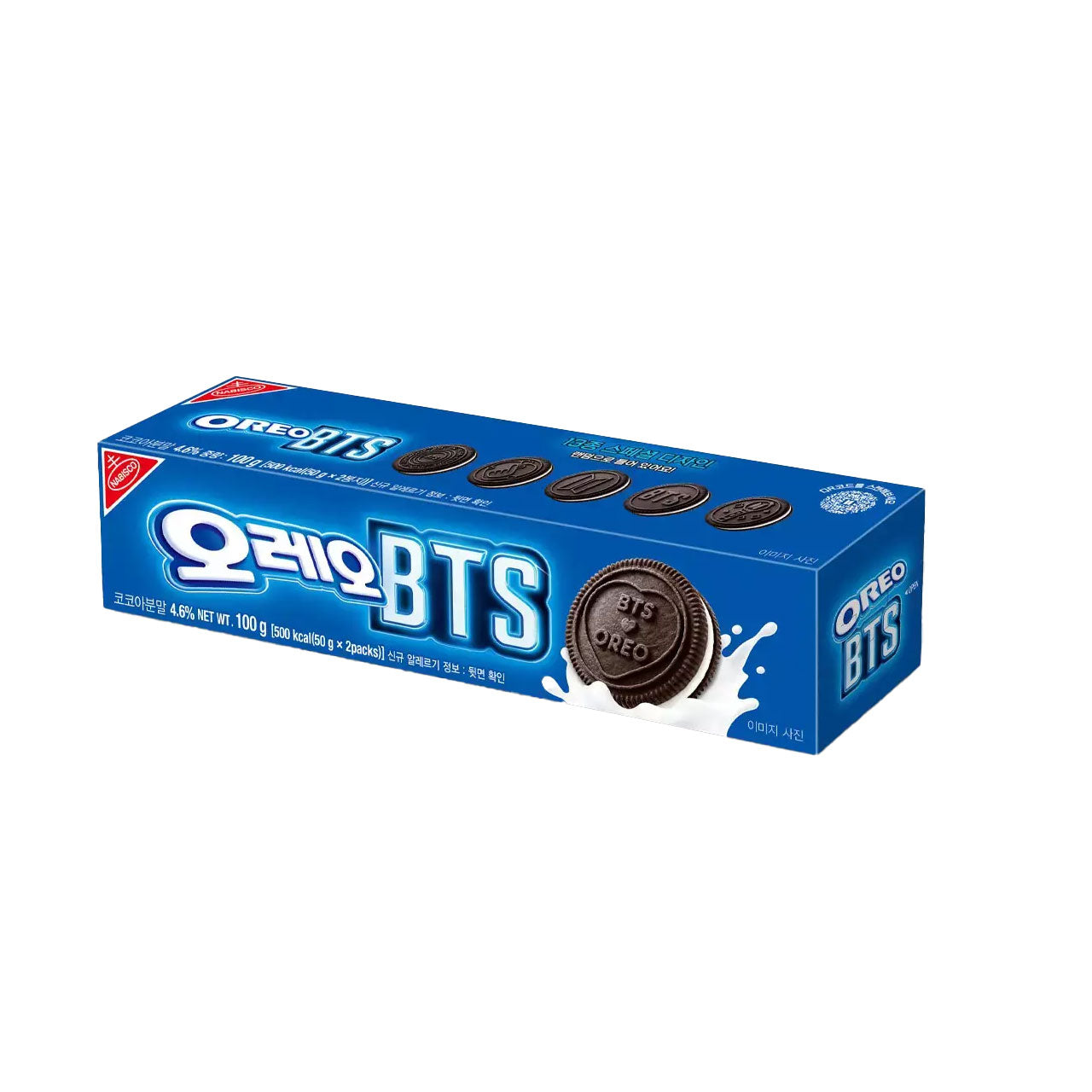 【東西食品】BTS × OREO コラボクッキー 100ｇホワイトクリーム味 　BTS OREO オレオ グッズ ARMY 防弾少年団 韓国お菓子