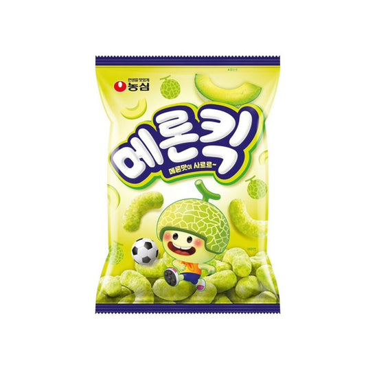 【農心】メロンキック　60g    韓国お菓子　バナナキック　兄弟　メロン味　 韓国食品 韓国お菓子 韓国料理 韓国食料品 食べ物 韓国お菓子 韓国お土産  スナックメロン味スナック　　フルーツ味お菓子　メロンフレーバー　子ども向けお菓子　ノンシム スナック　韓国スナック菓子　輸入お菓子