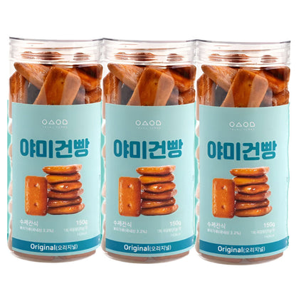 　地域別送料無料　ヤミー 乾パン　150ｇ×3個　5種の中で選択　/韓国食品　お菓子　