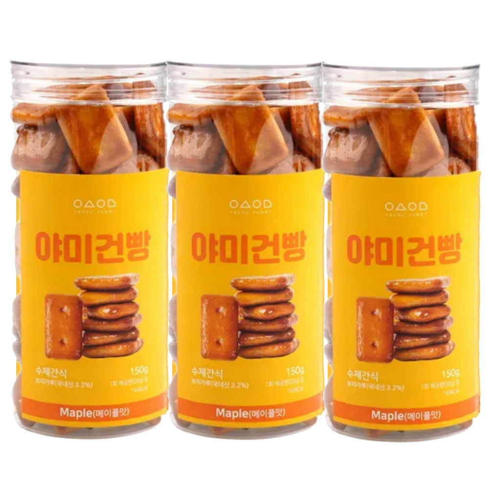 　地域別送料無料　ヤミー 乾パン　150ｇ×3個　5種の中で選択　/韓国食品　お菓子　