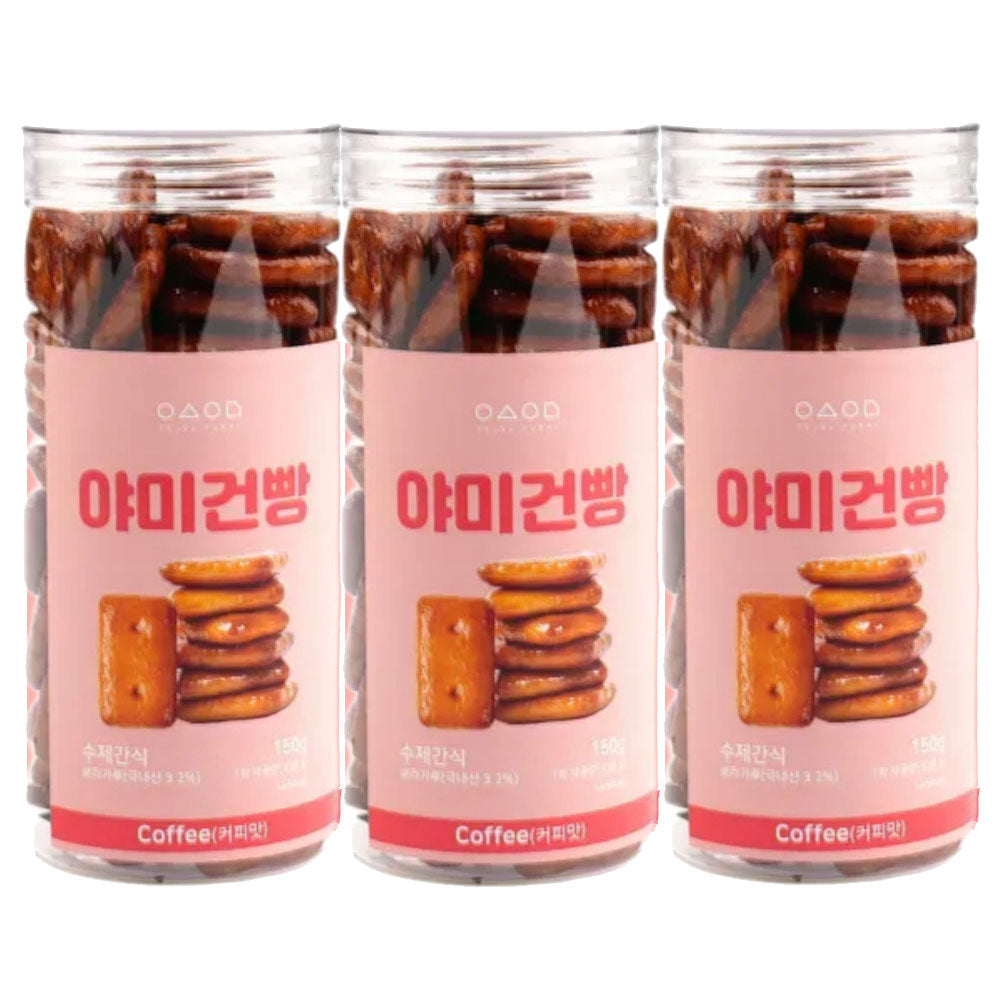 　地域別送料無料　ヤミー 乾パン　150ｇ×3個　5種の中で選択　/韓国食品　お菓子　