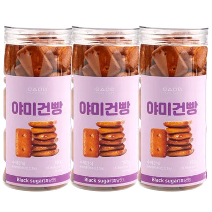 　地域別送料無料　ヤミー 乾パン　150ｇ×3個　5種の中で選択　/韓国食品　お菓子　