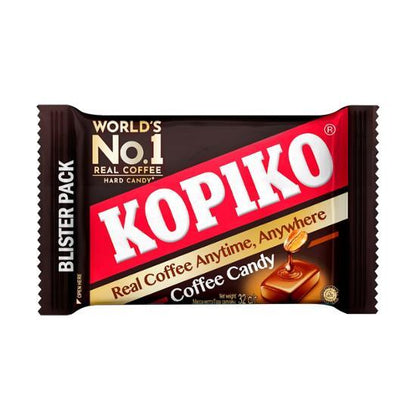 KOPIKO コーヒー味キャンディー　ブリスターパック　32g　韓国ドラマPRキャンディー　カフェイン飴　眠気防止キャンディー