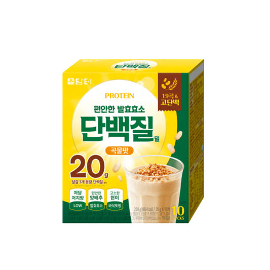 【ダムト】PROTEIN　タンパク質　穀物味　250g  韓国食品 穀物味プロテイン  植物性タンパク質  韓国健康飲料  きなこ風味  ダイエット補助食品  栄養補助食品  伝統穀物ドリンク  朝食代わりに  忙しい朝に  携帯スティックタイプ