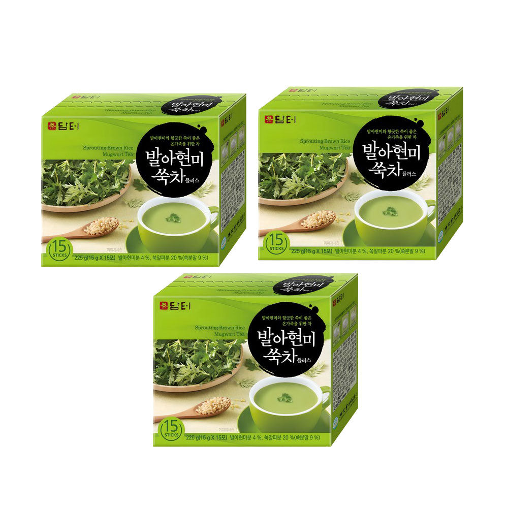 ダムト 発芽玄米よもぎ茶　225ｇ　韓国食品/ 韓国茶/ 発芽玄米茶、よもぎ茶、発芽玄米、よもぎ、韓国茶、韓国伝統茶、穀物茶、香ばしいお茶、すっきり、ティータイム、ホットティー、アイスティー、ノンカフェイン