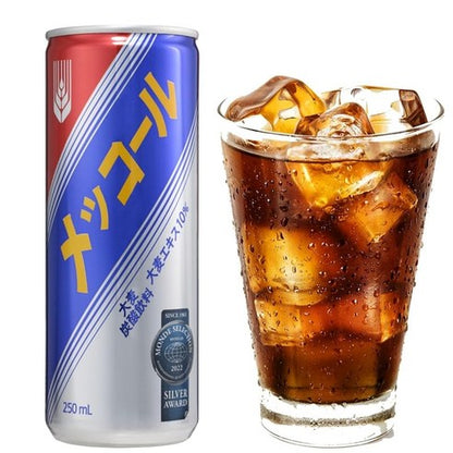 地域別送料無料　韓流コーラメッコール 250ml×30缶（１BOX）【ノンカフェイン 防腐剤・人工着色料不使用】ビタミンB1 ビタミンB2 ビタミンC おまけおしぼりつき