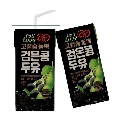 賞味2026/6/1迄【ビングレ】　DouLove  黒豆豆乳　190ml　韓国食品/韓国飲料/ 黒豆豆乳 / 韓国豆乳 / 健康ドリンク / 植物性たんぱく質 / ヘルシー飲料 / 黒豆の香ばしさ / 低カロリー志向 / 朝食ドリンク / 韓国人気飲料黒豆豆乳 (Black Bean Soy Milk)  高カルシウム  香ばしい風味  低カロリー  植物性たんぱく質  健康習慣
