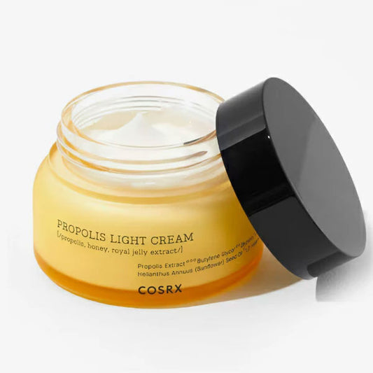 【COSRX】フルフィット プロポリス ライト クリーム 65ml　韓国コスメ K-BEAUTY Kビューティー 韓国スキンケア 韓国 人気 コスメ 韓国 ブランド 脂性肌 乳液 大人肌 セラム クリーム 乾燥トラブル肌 るおい 肌 ハリ 弾力 毛穴ケア キメケア 肌荒れ防止