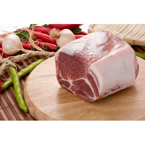 【豚肉】【輸入産】豚肩ロースブロック　約1kg　『量り売り』〔クール便対象商品〕