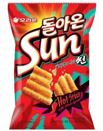 【オリオン】サン(SUN)チップ スパイシー味80g